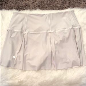 White Lululemon Skirt (w/ shorts underneath)